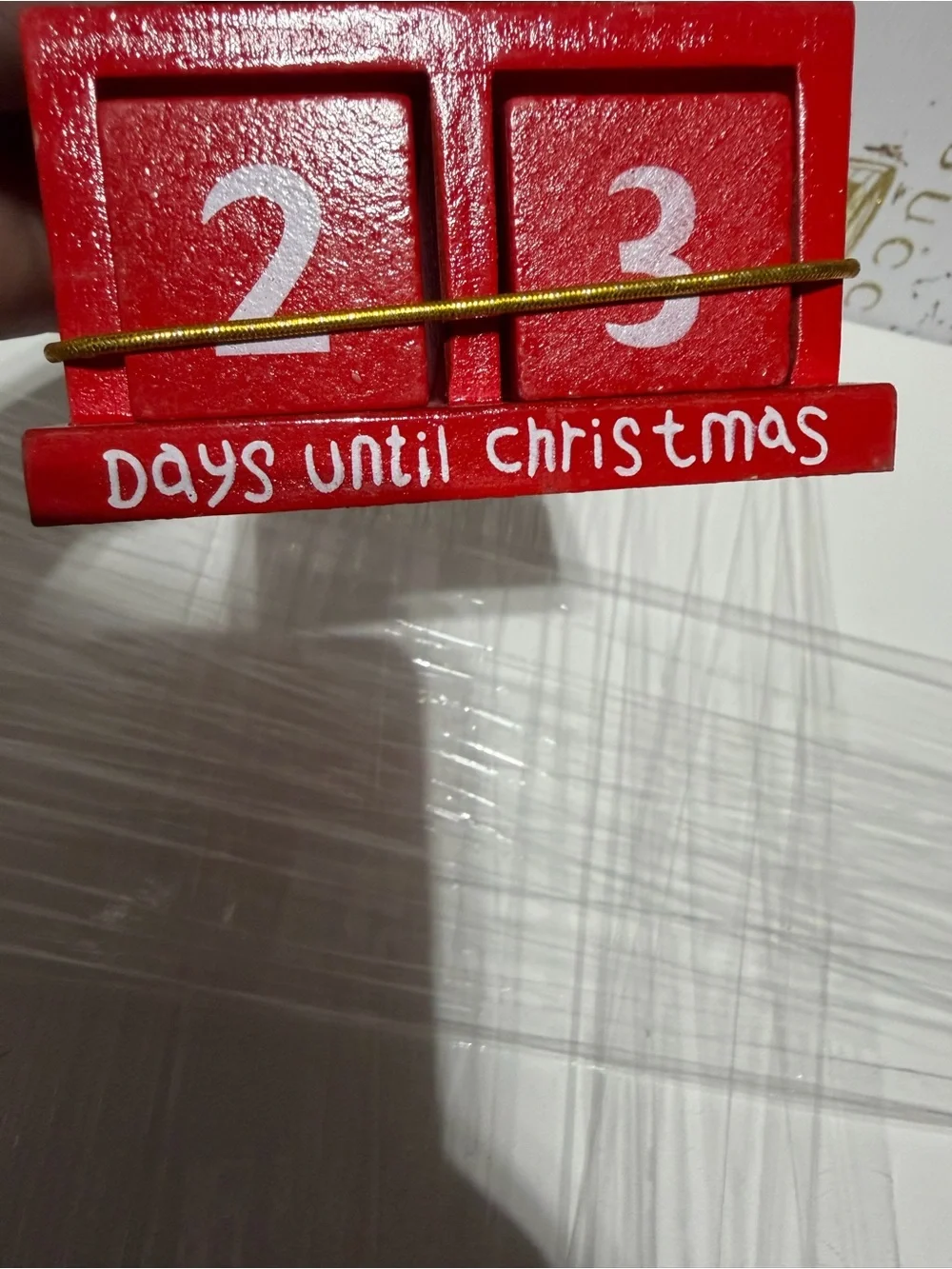 Wooden Santa Nutcracker Christmas Countdown Advent Calander